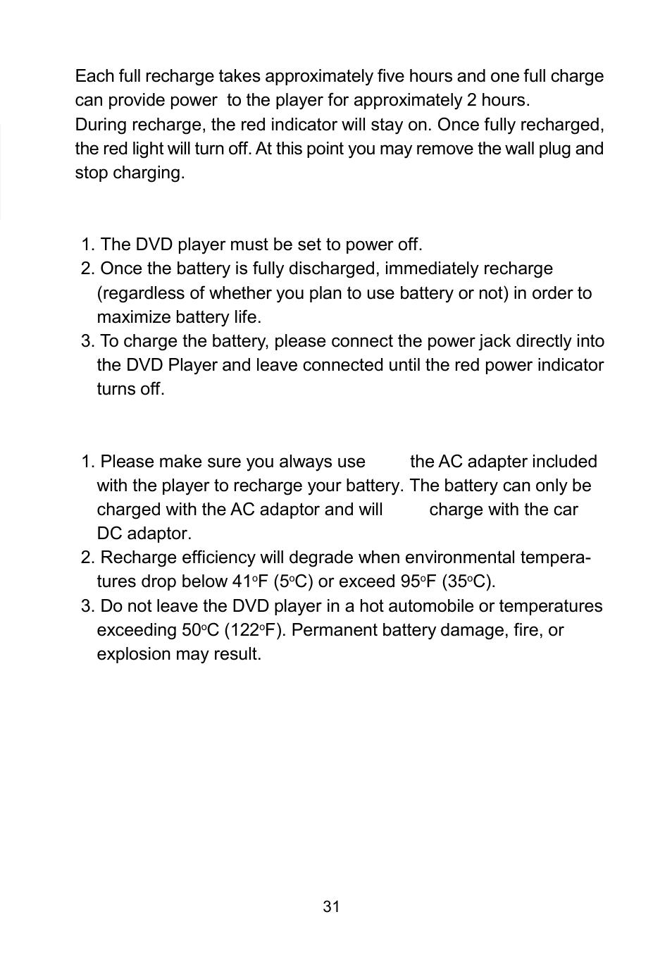Audiovox D1929B User Manual | Page 31 / 68