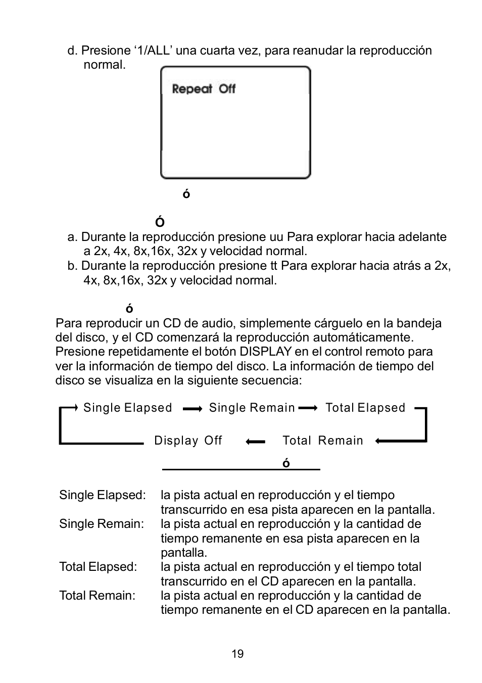 Audiovox D1929B User Manual | Page 52 / 68