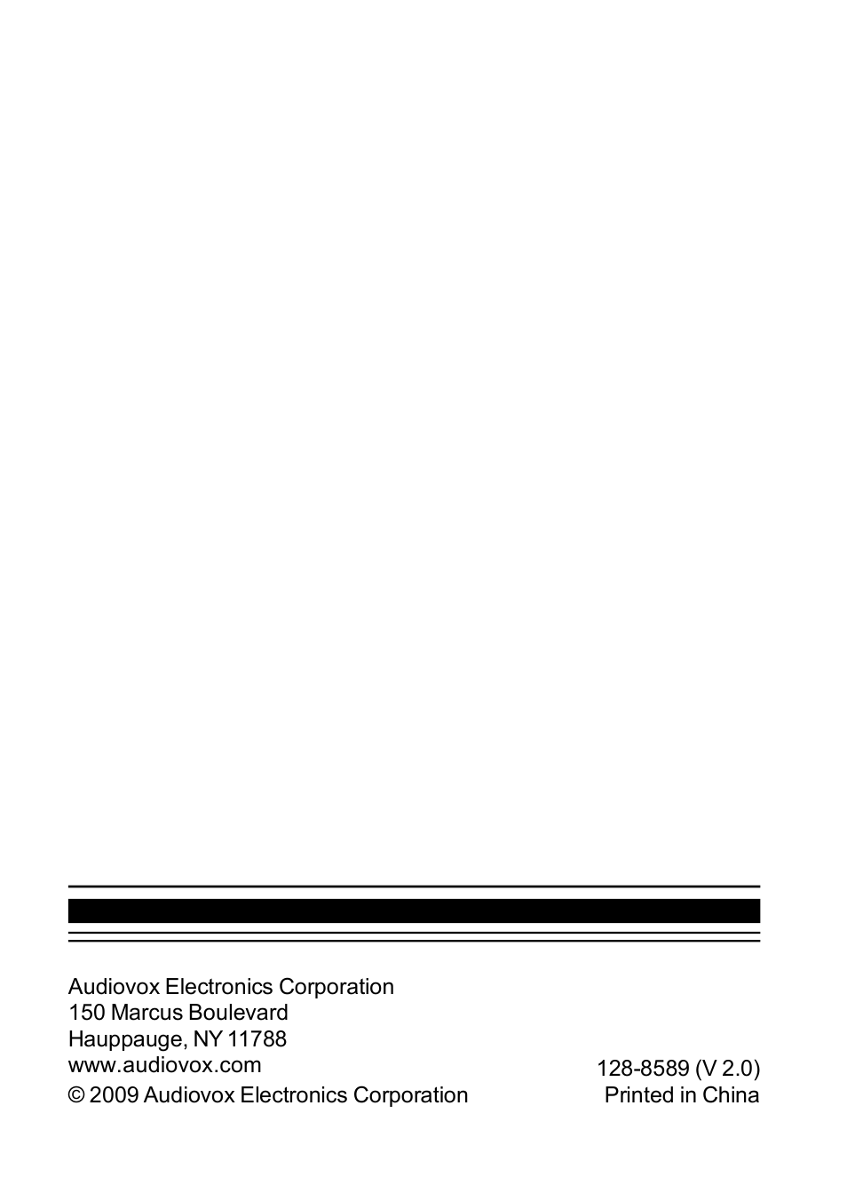 Audiovox D1929B User Manual | Page 68 / 68