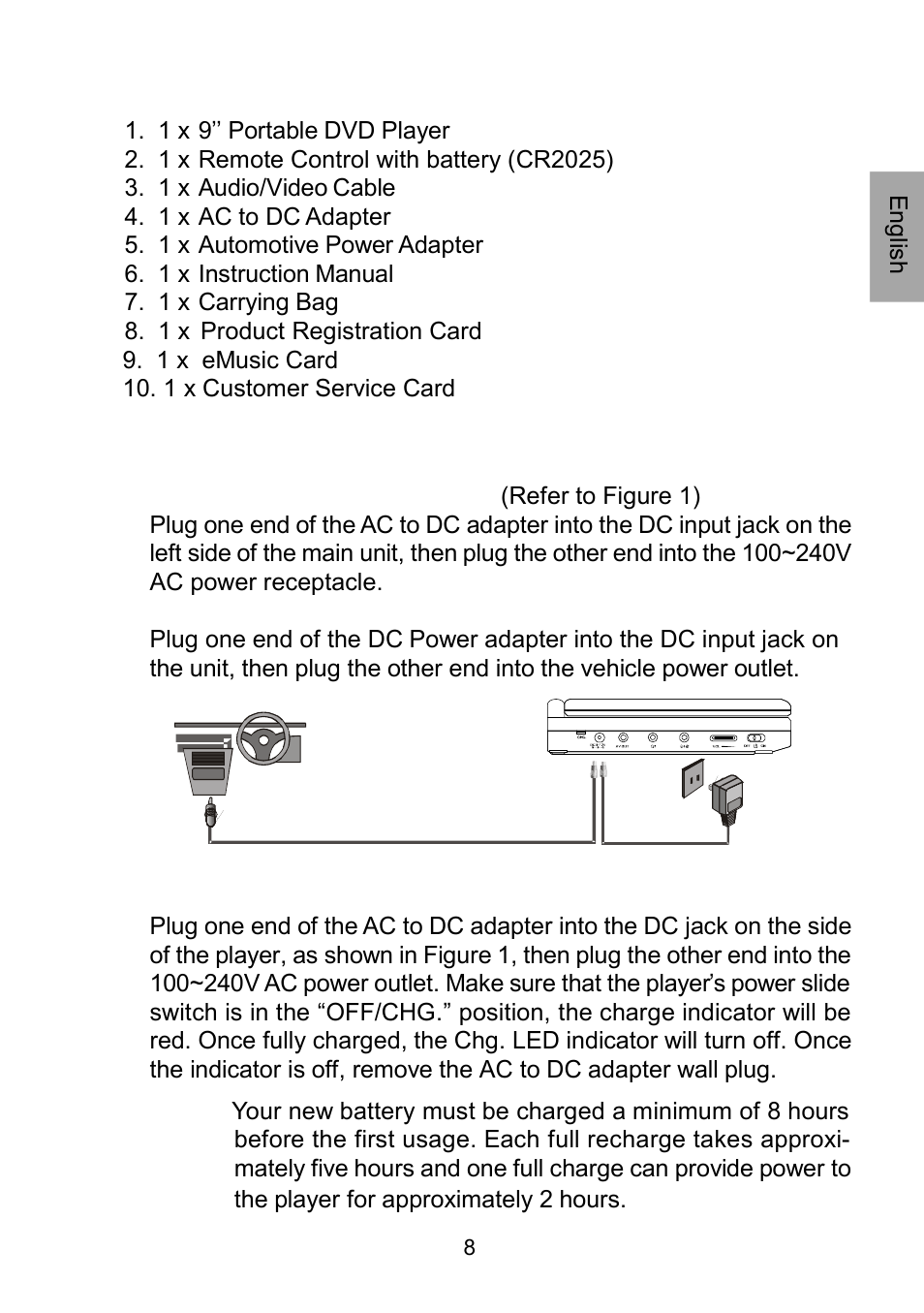 Audiovox D1929B User Manual | Page 8 / 68