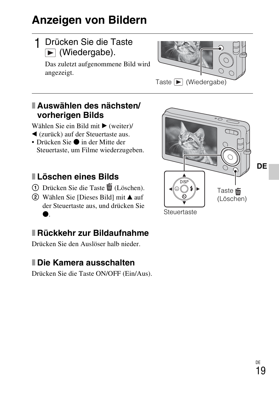 Anzeigen von bildern | Sony DSC-W310 User Manual | Page 153 / 515