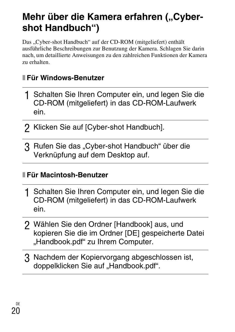 Sony DSC-W310 User Manual | Page 154 / 515