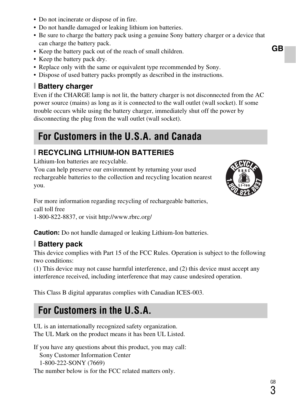 Sony DSC-W310 User Manual | Page 3 / 515