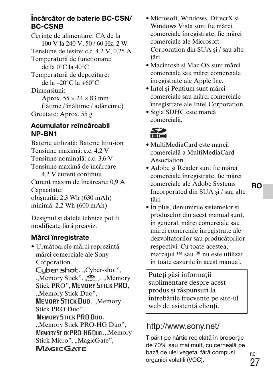 Sony DSC-W310 User Manual | Page 453 / 515