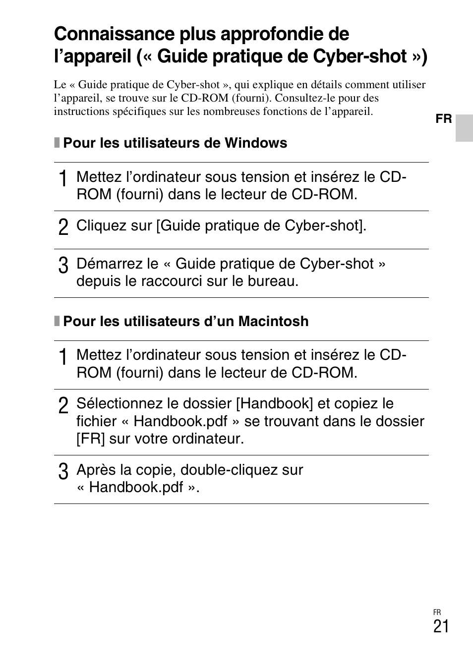 Sony DSC-W310 User Manual | Page 49 / 515