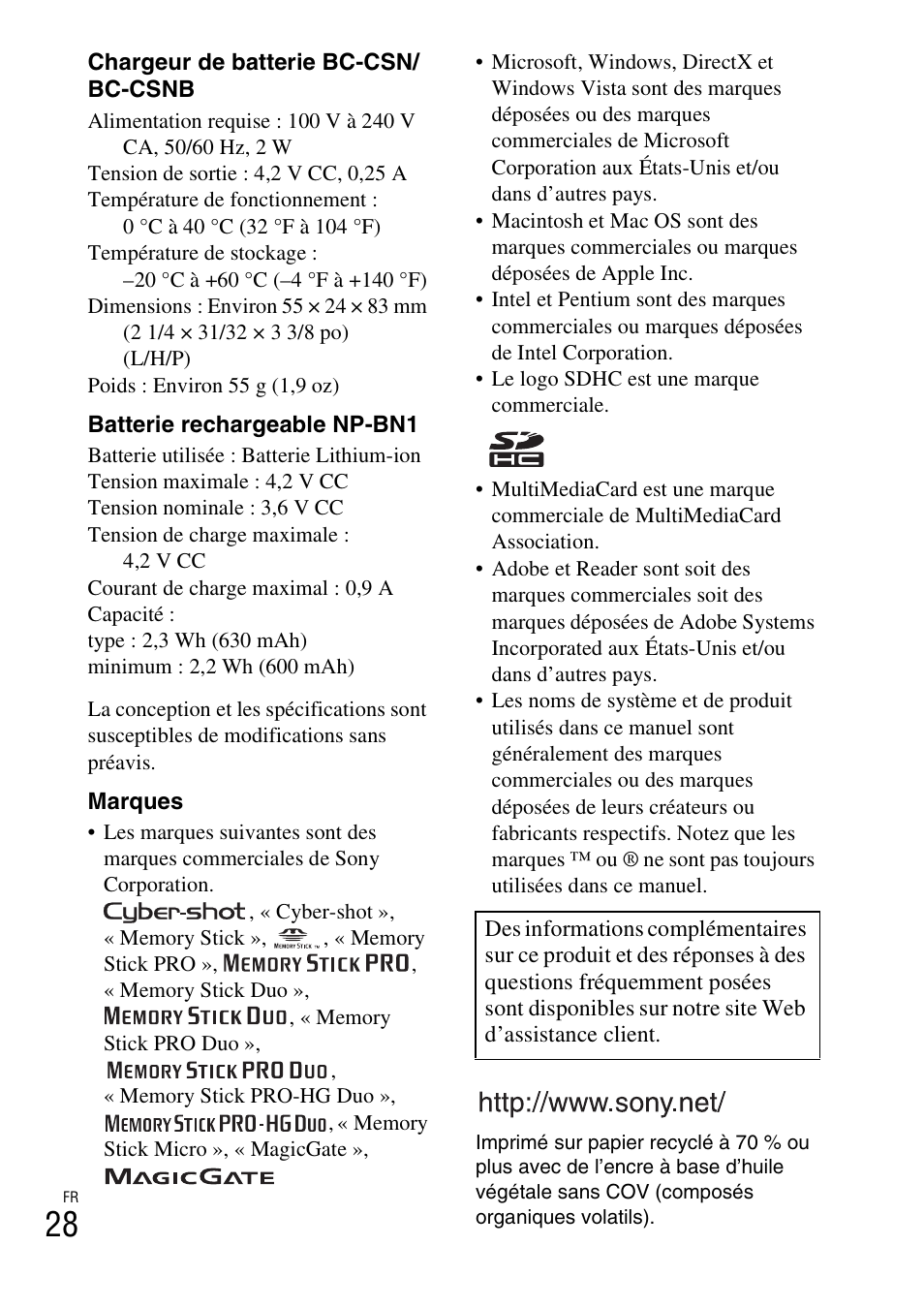 Sony DSC-W310 User Manual | Page 56 / 515