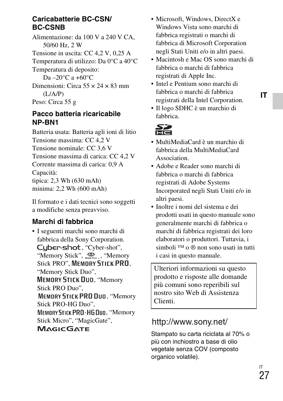 Sony DSC-W310 User Manual | Page 83 / 515