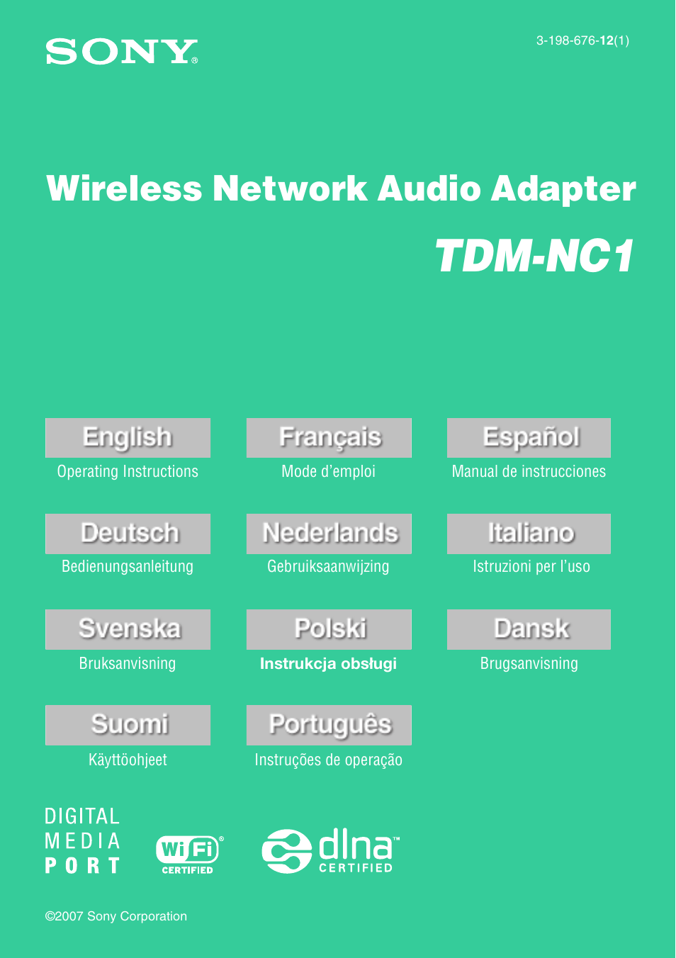 Sony TDM-NC1 User Manual | 467 pages