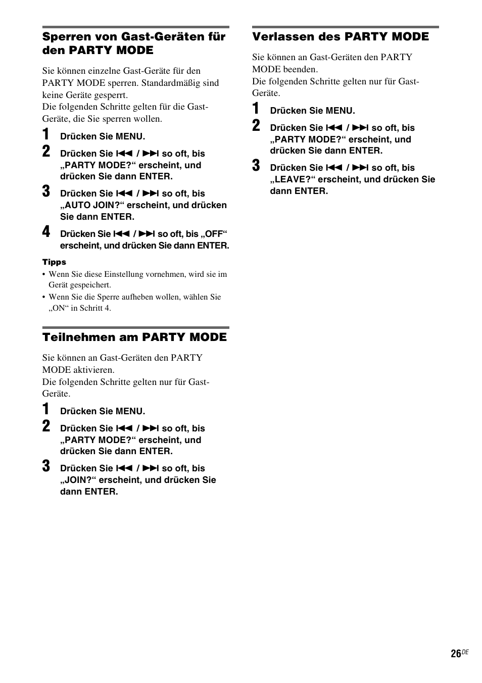 Sony TDM-NC1 User Manual | Page 154 / 467