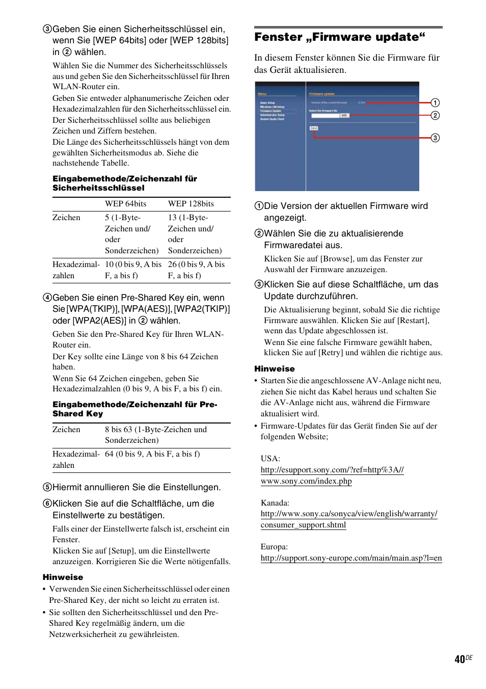 Fenster „firmware update | Sony TDM-NC1 User Manual | Page 168 / 467