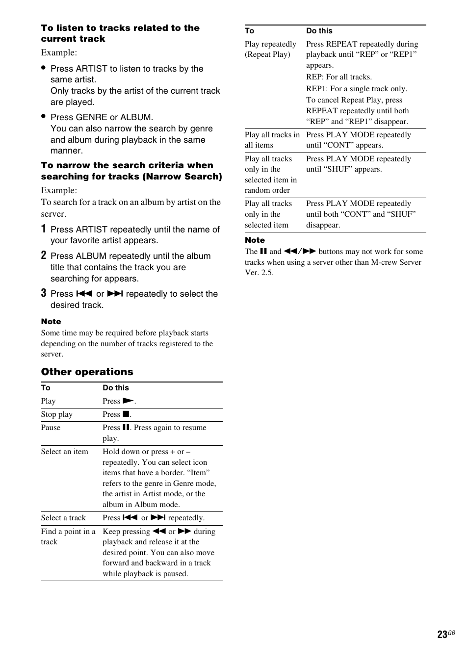 Sony TDM-NC1 User Manual | Page 23 / 467