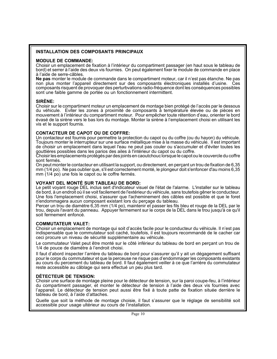Audiovox APS 400 User Manual | Page 10 / 24