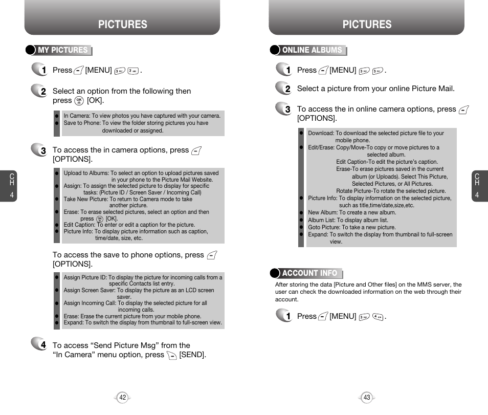 Pictures | Audiovox 8910 User Manual | Page 24 / 70