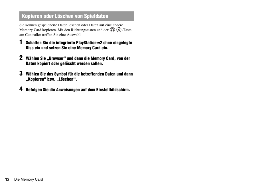 Kopieren oder löschen von spieldaten | Sony KDL-22PX300 User Manual | Page 123 / 297