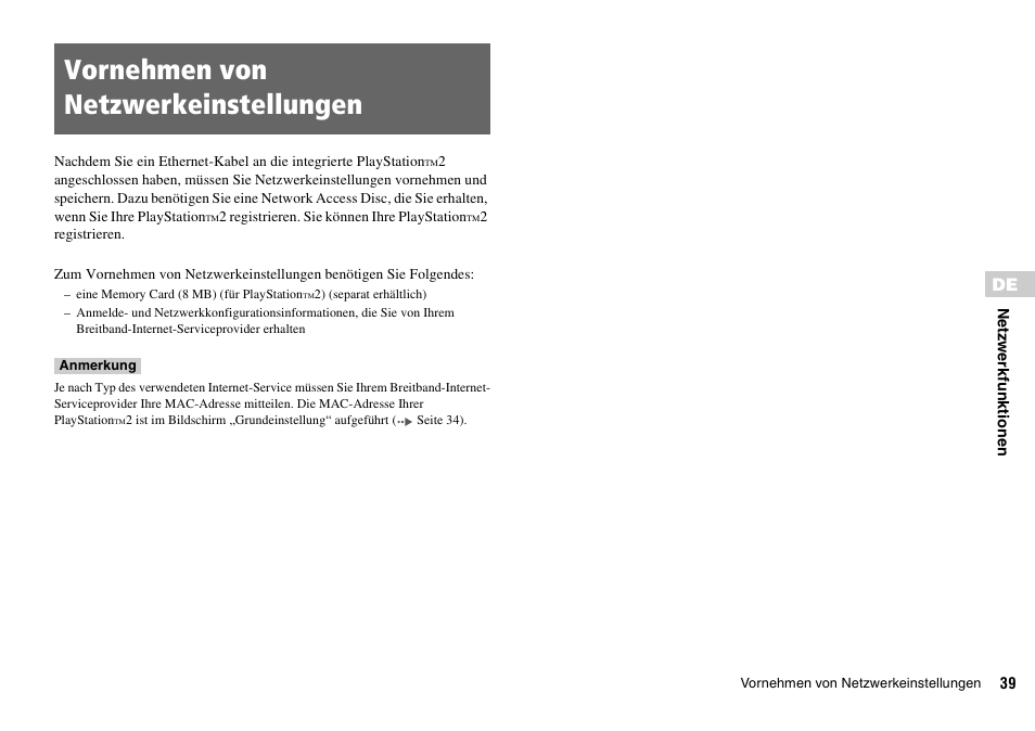 Vornehmen von netzwerkeinstellungen | Sony KDL-22PX300 User Manual | Page 150 / 297