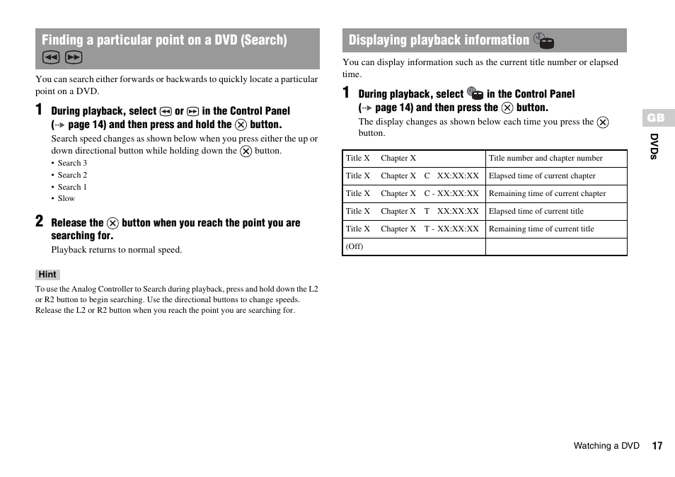 Sony KDL-22PX300 User Manual | Page 17 / 297
