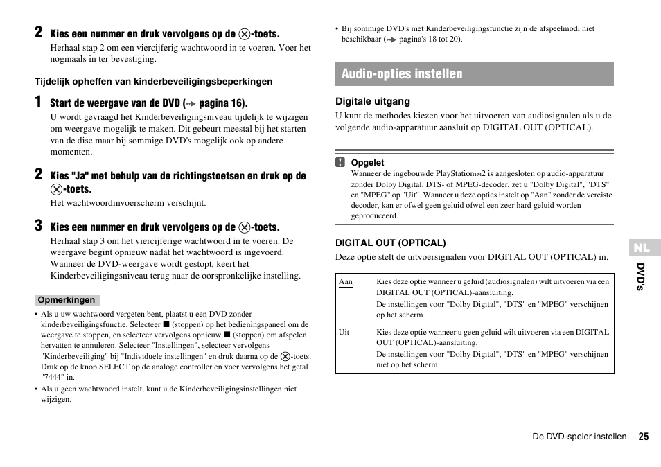 Audio-opties instellen | Sony KDL-22PX300 User Manual | Page 247 / 297