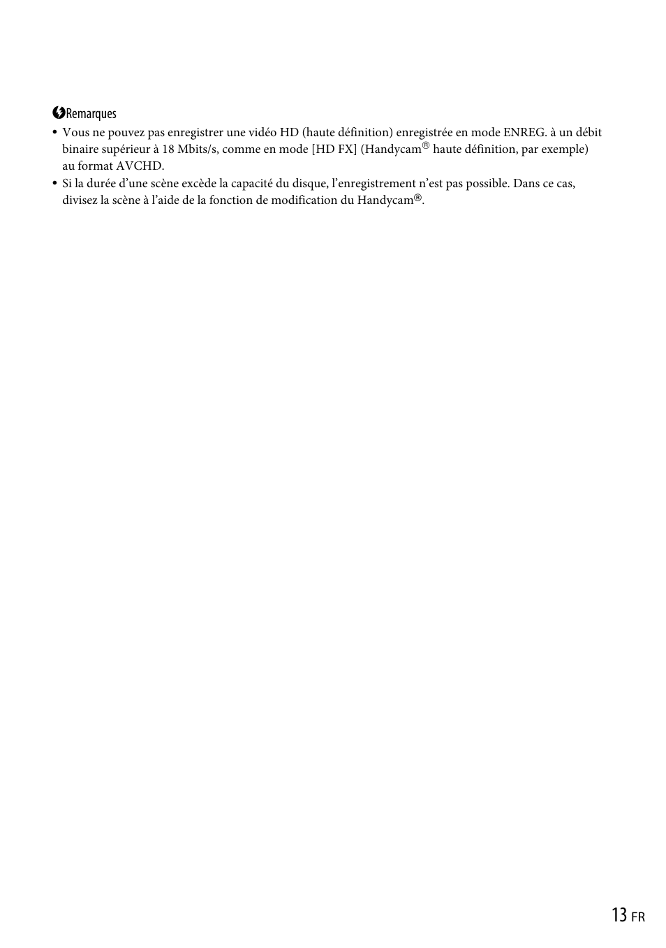 Remarques | Sony VRD-P1 User Manual | Page 29 / 120