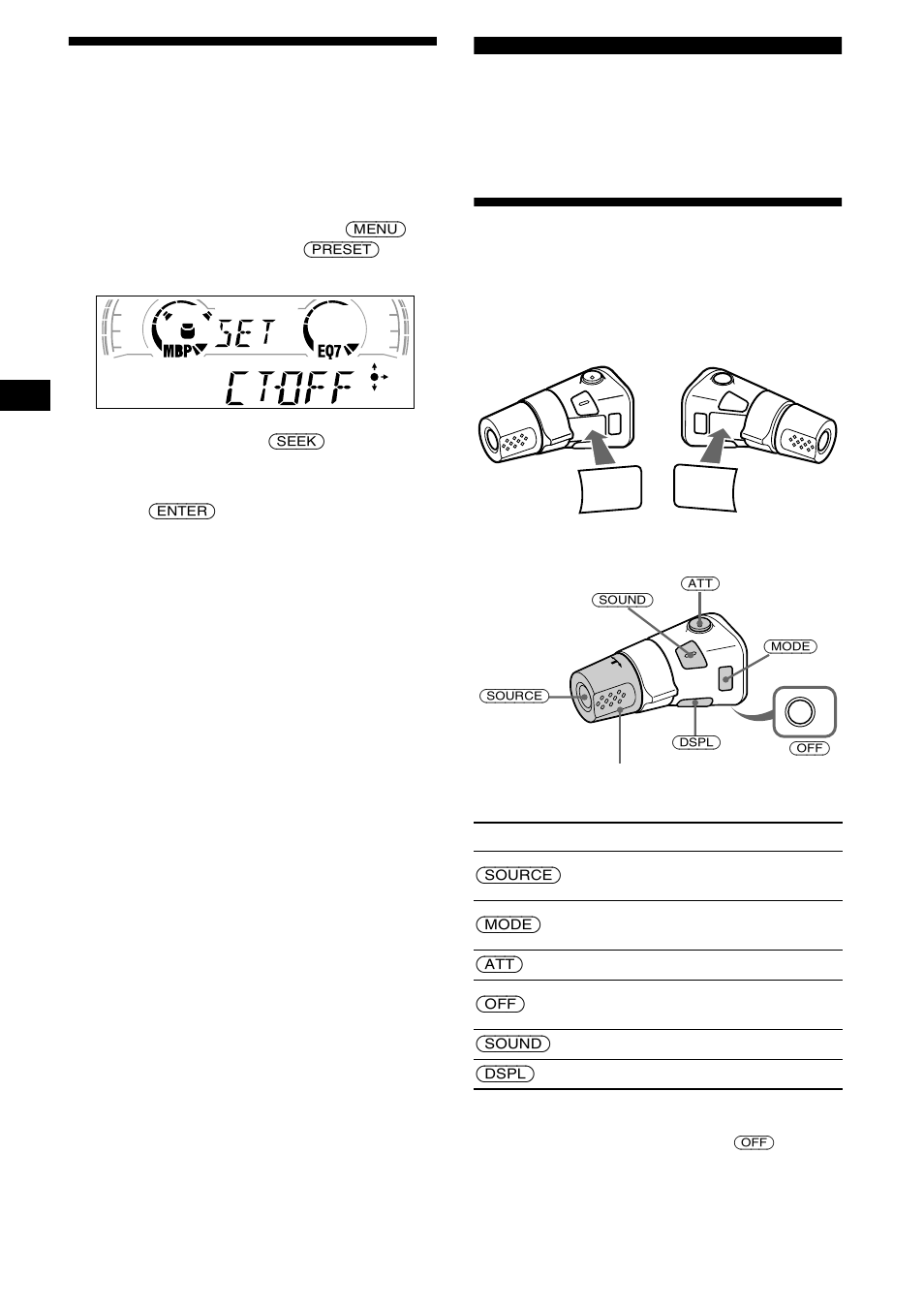 Setting the clock automatically, Other functions, Using the rotary commander | 16 setting the clock automatically | Sony CDX-L550V User Manual | Page 16 / 122