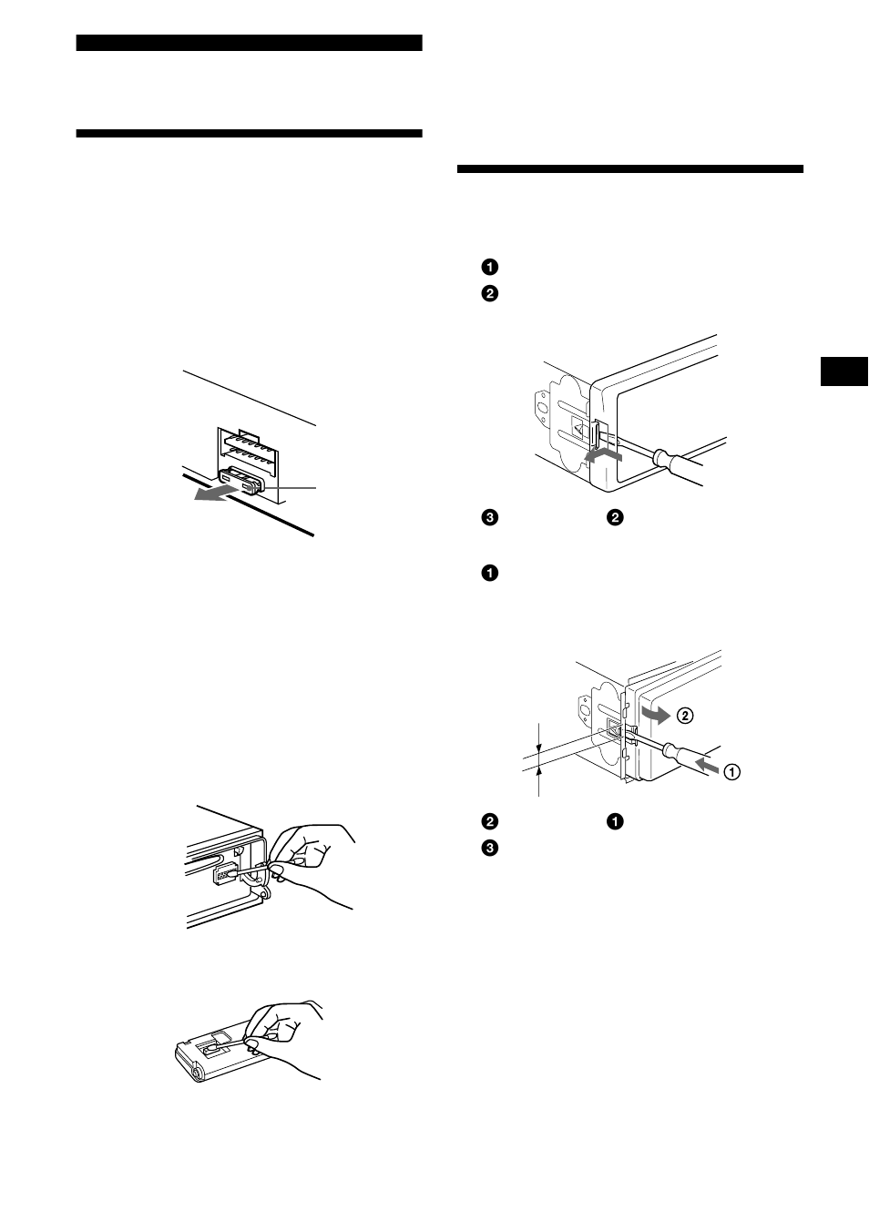 Additional information, Maintenance, Removing the unit | Maintenance removing the unit | Sony CDX-L550V User Manual | Page 21 / 122