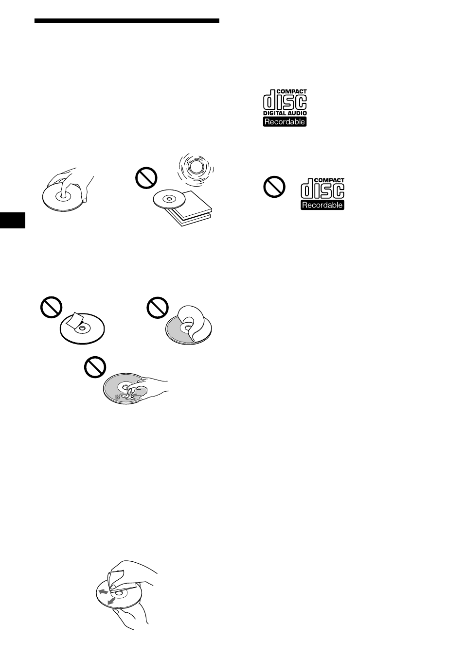 Hinweise zu cds, 6hinweise zu cds | Sony CDX-L550V User Manual | Page 30 / 122