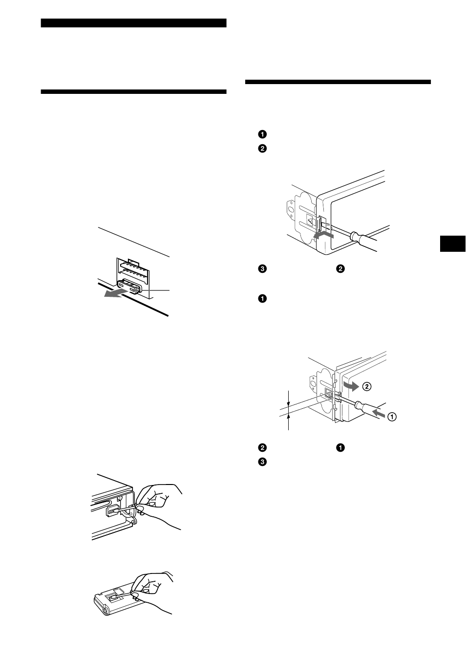 Informations complémentaires, Entretien, Démontage de l’appareil | Sony CDX-L550V User Manual | Page 69 / 122