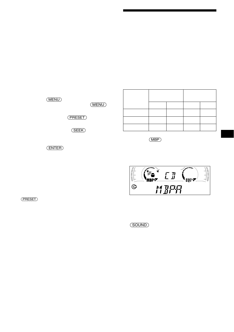 Selezione della posizione dell’audio | Sony CDX-L550V User Manual | Page 91 / 122