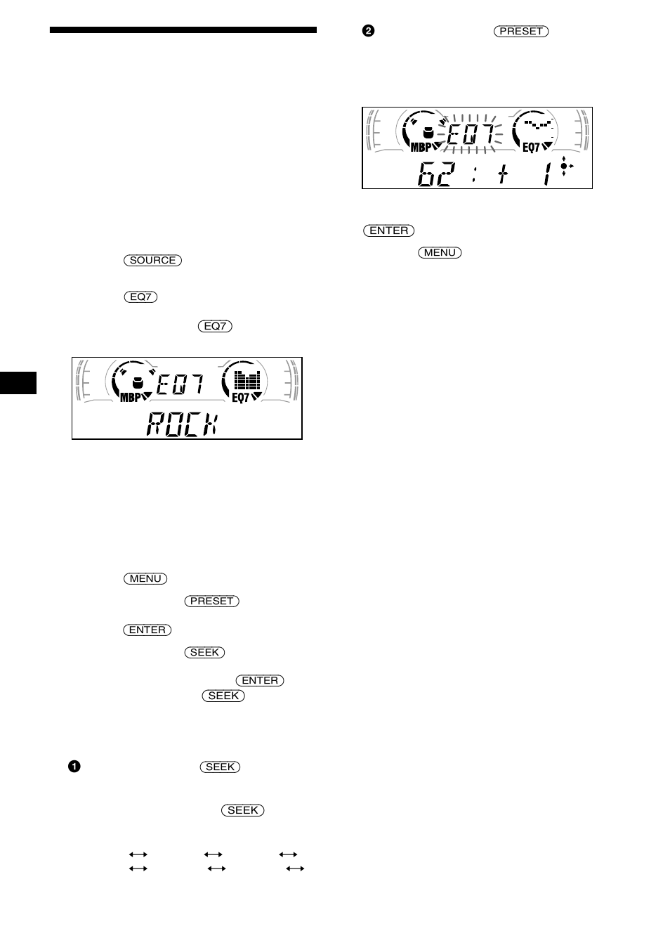 Impostazione dell’equalizzatore, 20 impostazione dell’equalizzatore | Sony CDX-L550V User Manual | Page 92 / 122