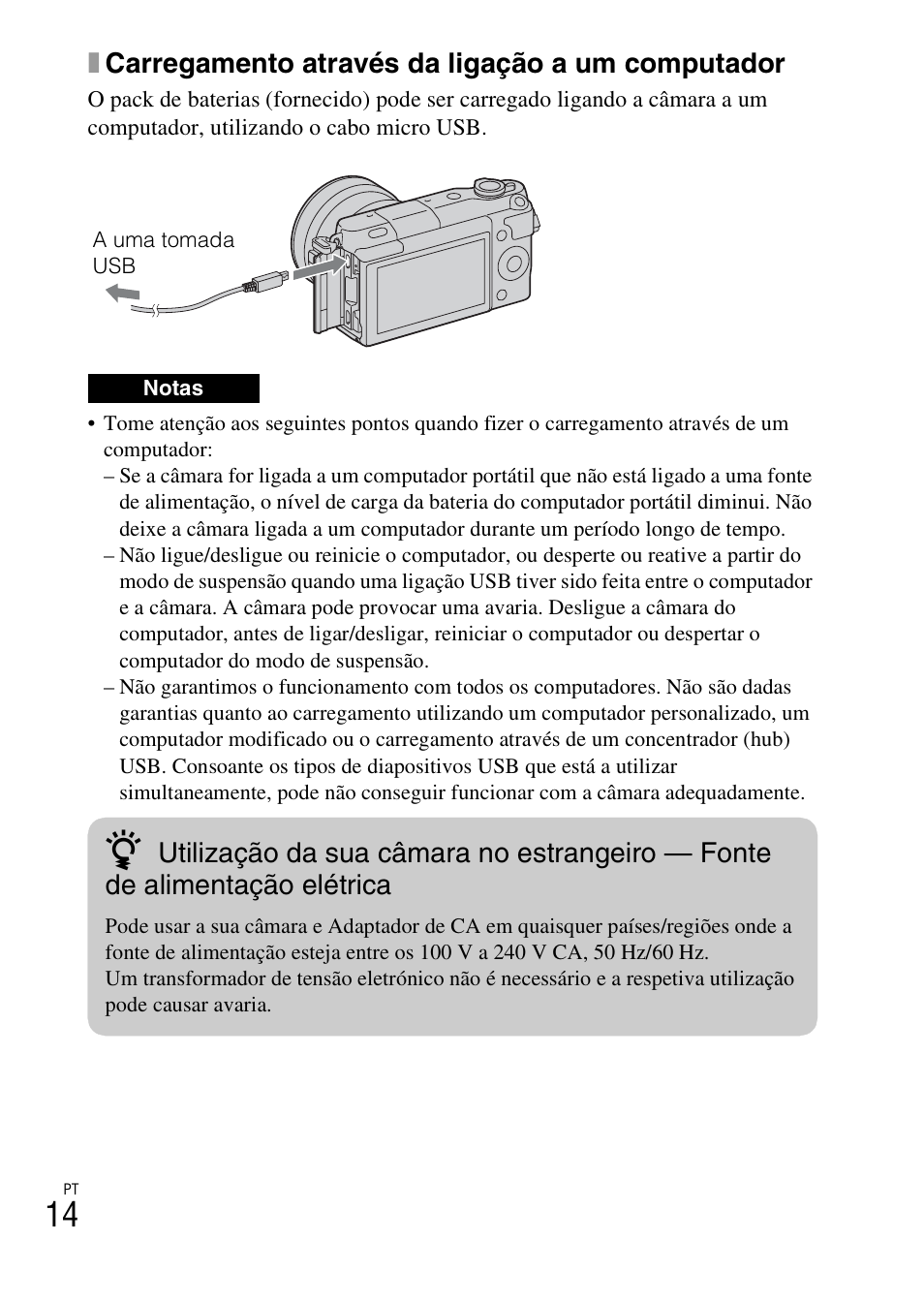 Xcarregamento através da ligação a um computador | Sony NEX-3NY User Manual | Page 282 / 547