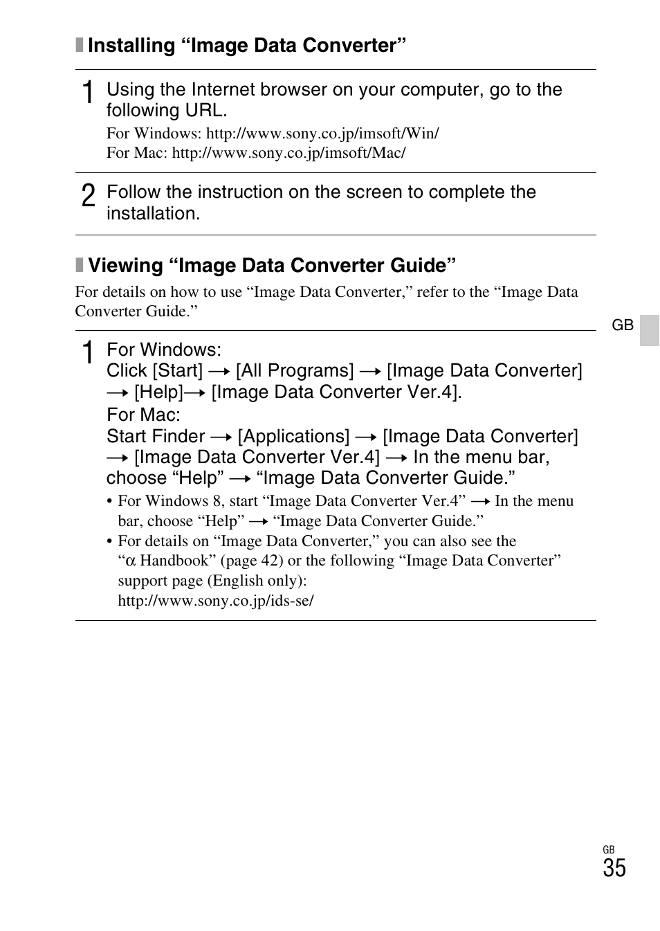 Sony NEX-3NY User Manual | Page 35 / 547