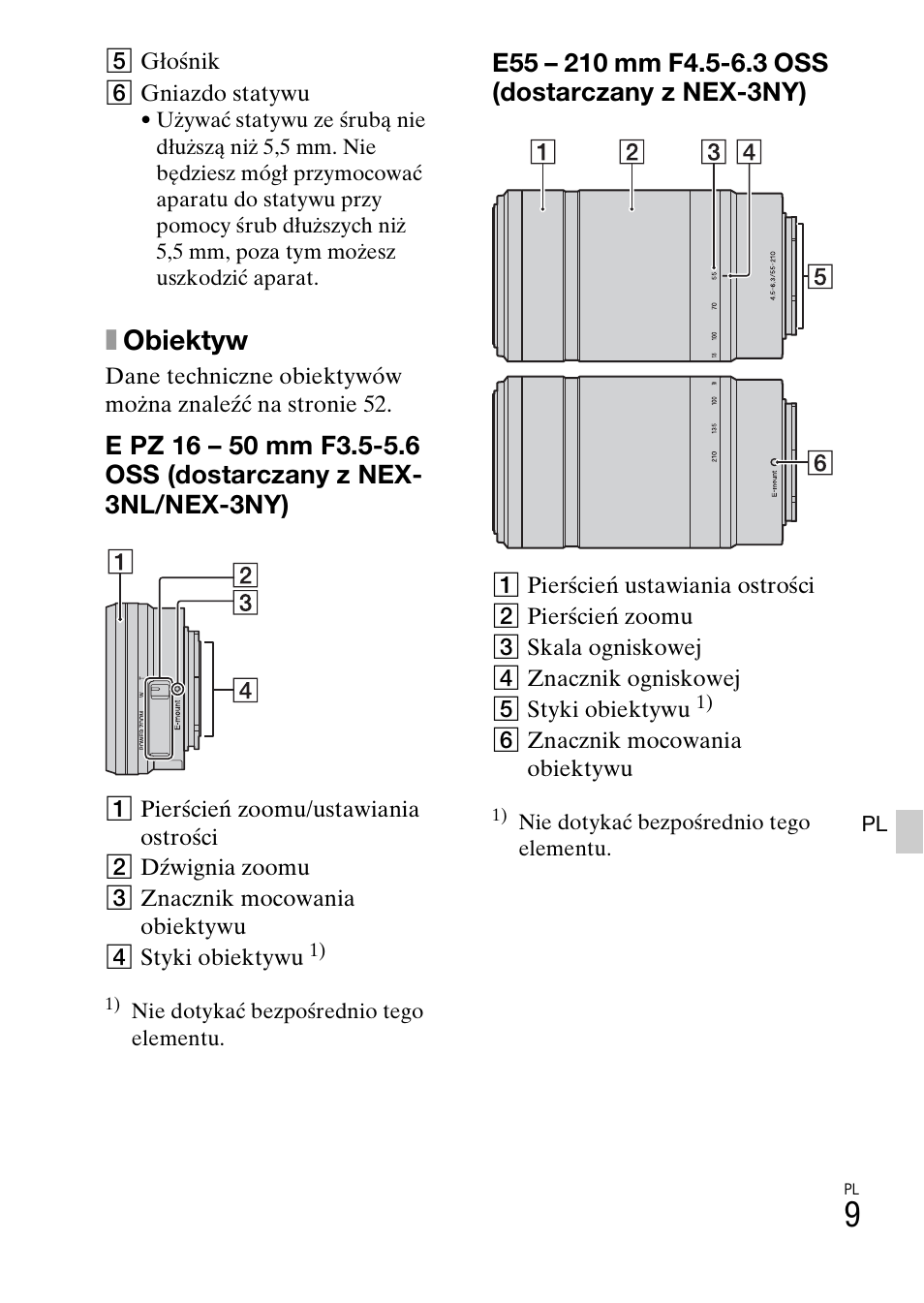 Xobiektyw | Sony NEX-3NY User Manual | Page 383 / 547