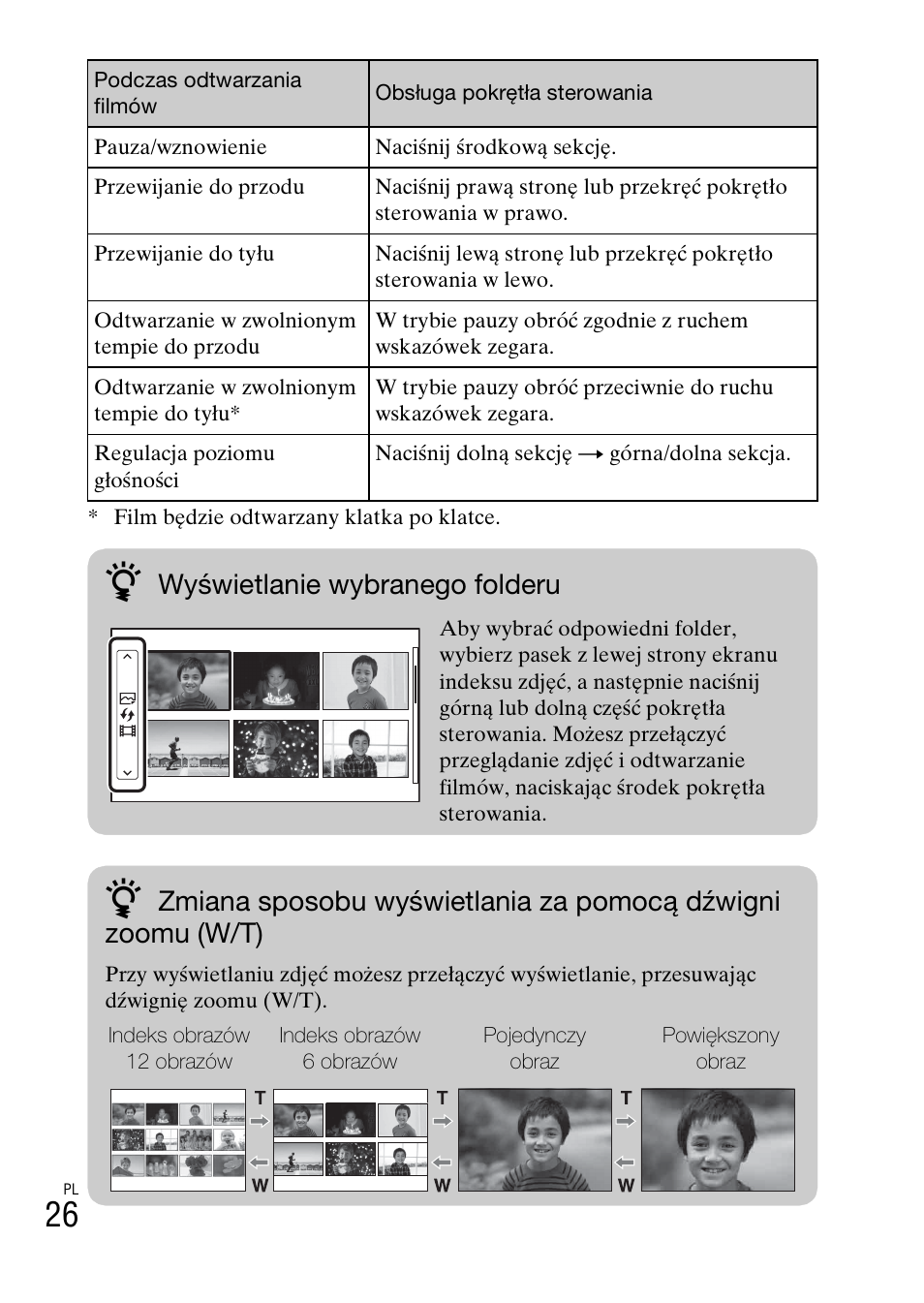 Wyświetlanie wybranego folderu | Sony NEX-3NY User Manual | Page 400 / 547