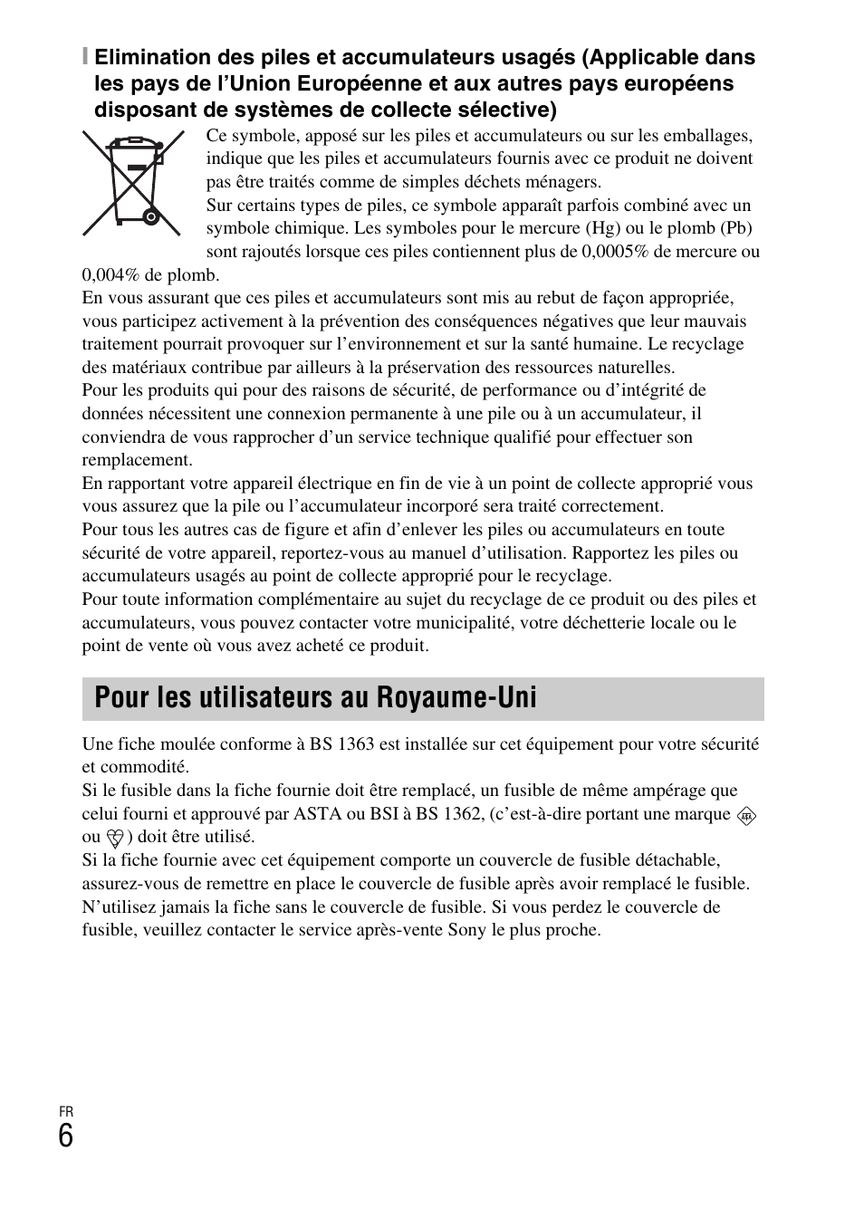 Pour les utilisateurs au royaume-uni | Sony NEX-3NY User Manual | Page 58 / 547