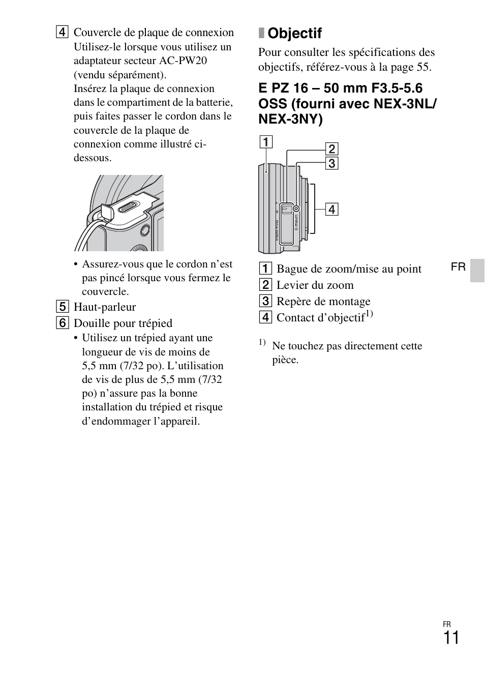 Xobjectif | Sony NEX-3NY User Manual | Page 63 / 547