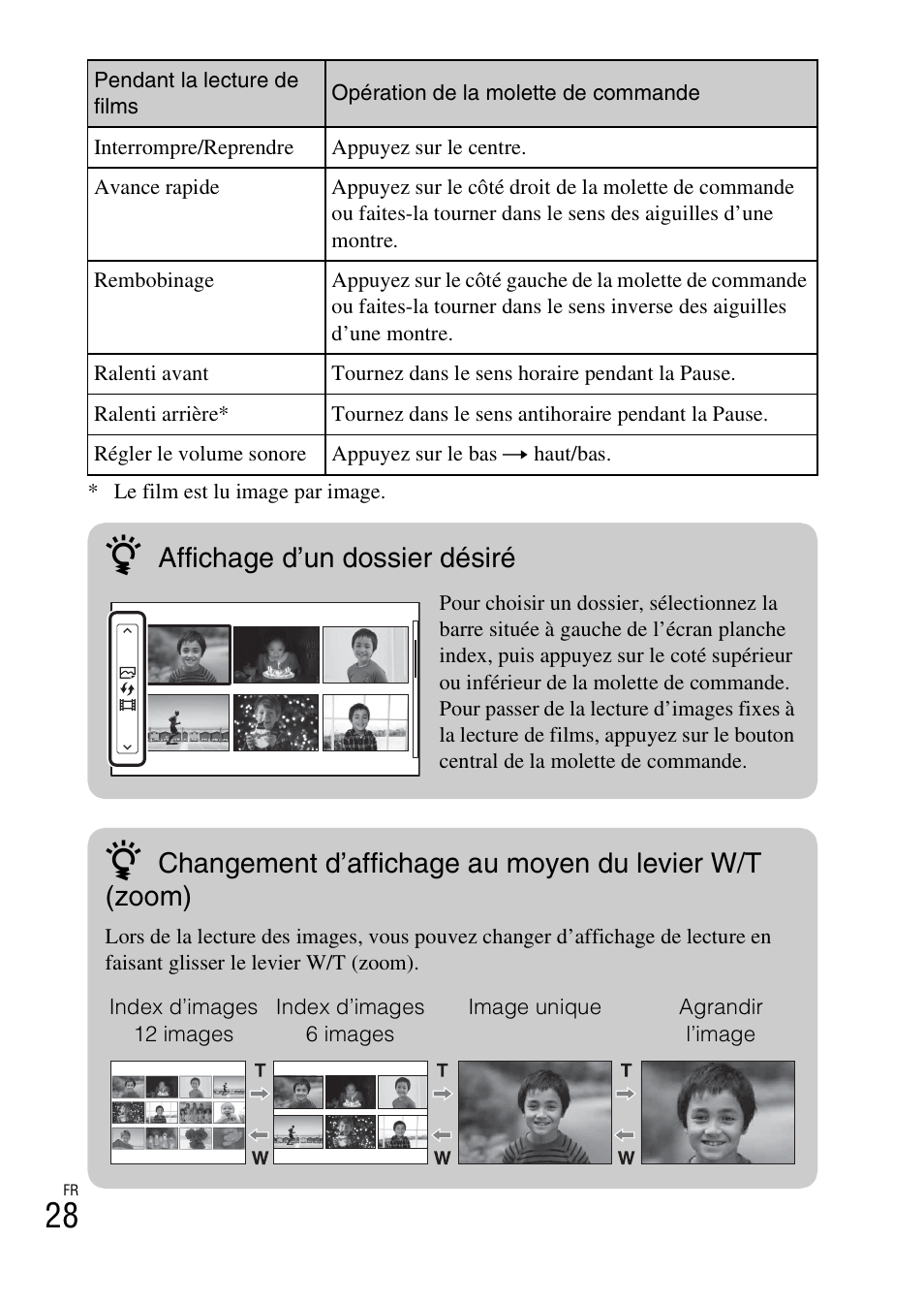 Affichage d’un dossier désiré | Sony NEX-3NY User Manual | Page 80 / 547