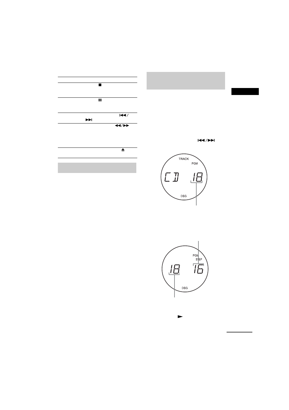 Riproduzione ripetuta, Creazione di un programma personalizzato, Riproduzione programmata | Sony CMT-CQ1 User Manual | Page 51 / 112