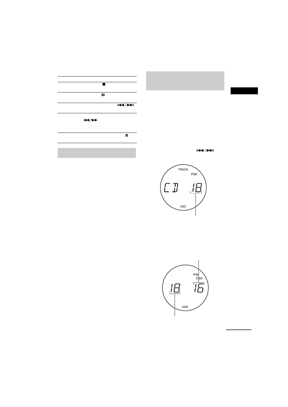 Wiederholen von titeln, Wiederholte wiedergabe, Erstellen eines eigenen programms | Programmierte wiedergabe, Klangeinstellung, Einstellen des kla | Sony CMT-CQ1 User Manual | Page 7 / 112