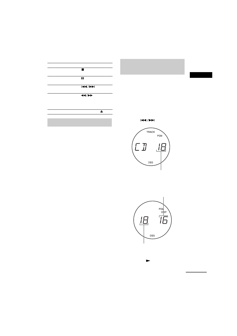Upprepa uppspelningen, Upprepa uppspelning, Skapa uppspelningsprogram | Programmerad uppspelning | Sony CMT-CQ1 User Manual | Page 73 / 112