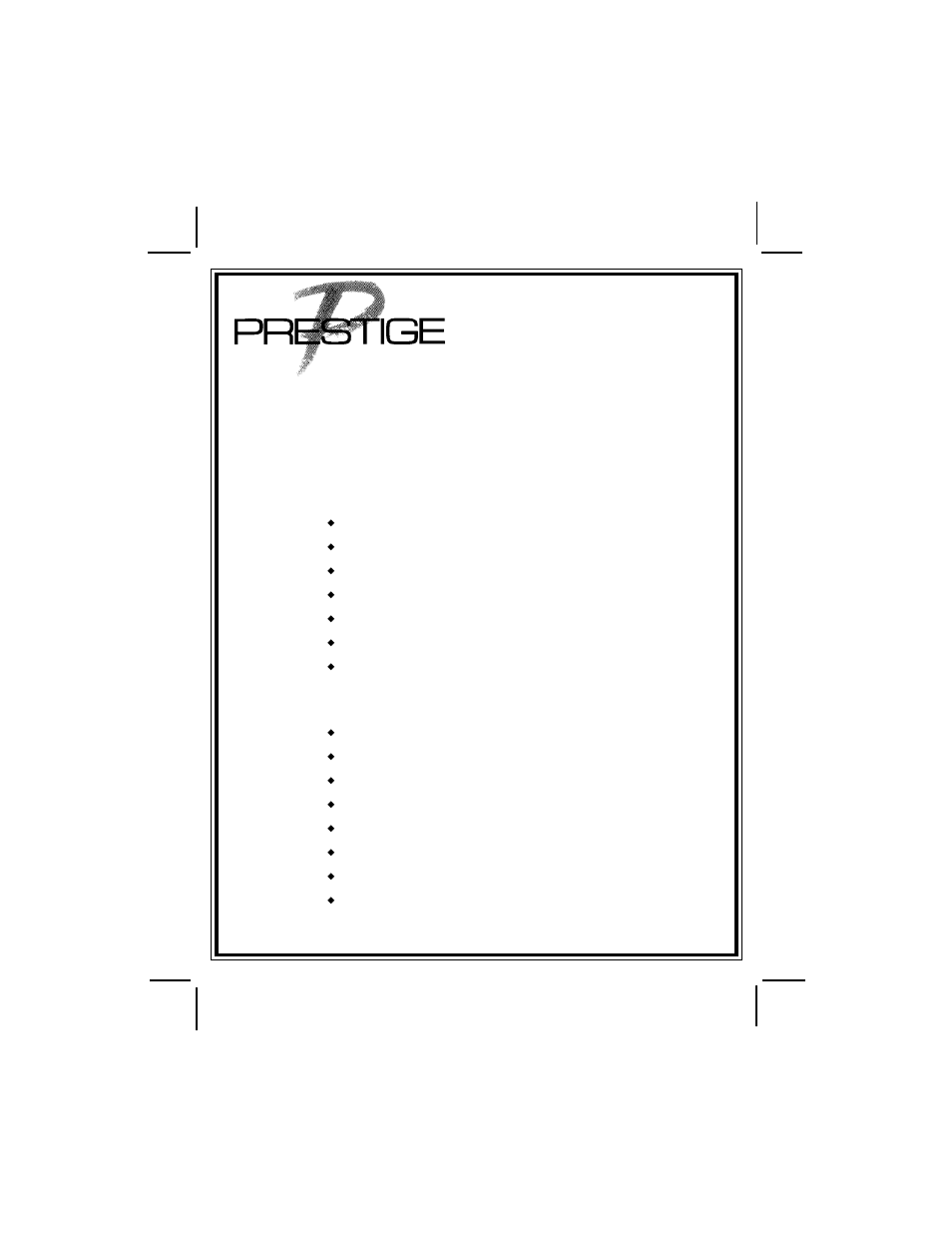 Audiovox Prestige 128-6182A User Manual | 6 pages