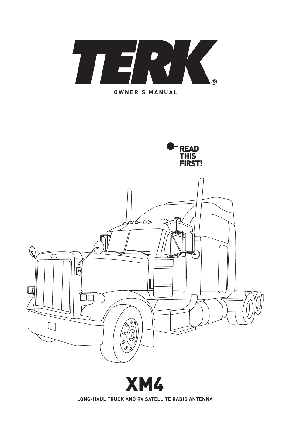 Audiovox TERK XM4 User Manual | 12 pages