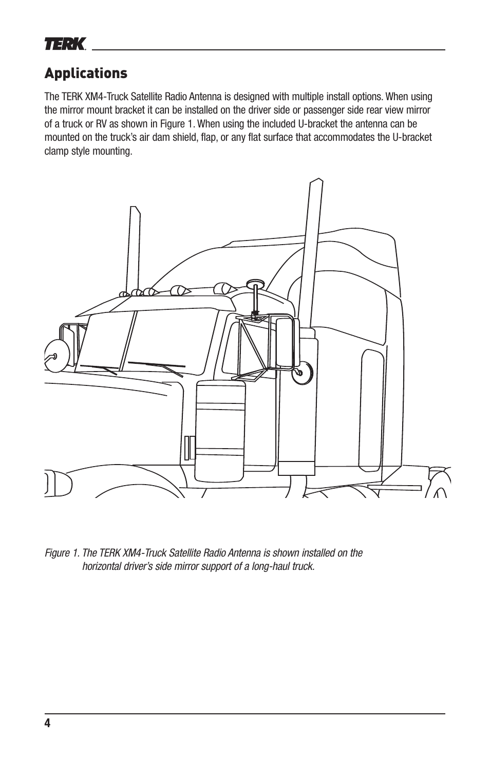 Applications | Audiovox TERK XM4 User Manual | Page 4 / 12