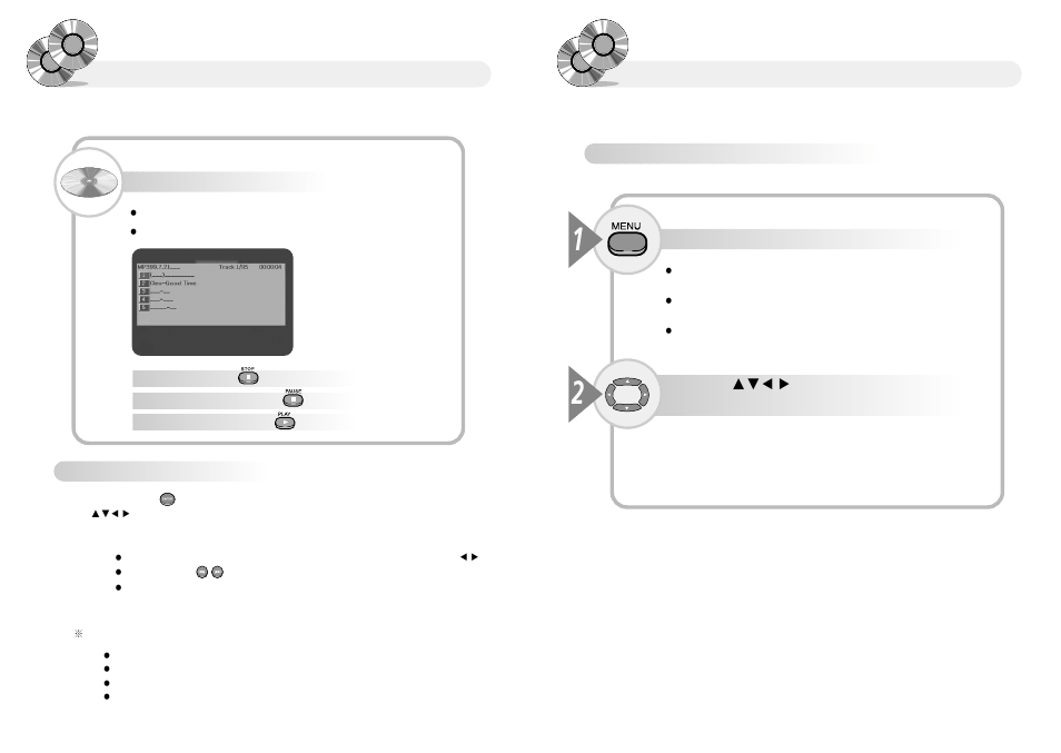Disc menu, Playing a mp3 file | Audiovox MMDVT User Manual | Page 12 / 27