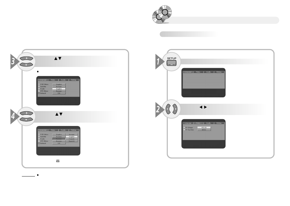 Setting dvd | Audiovox MMDVT User Manual | Page 14 / 27