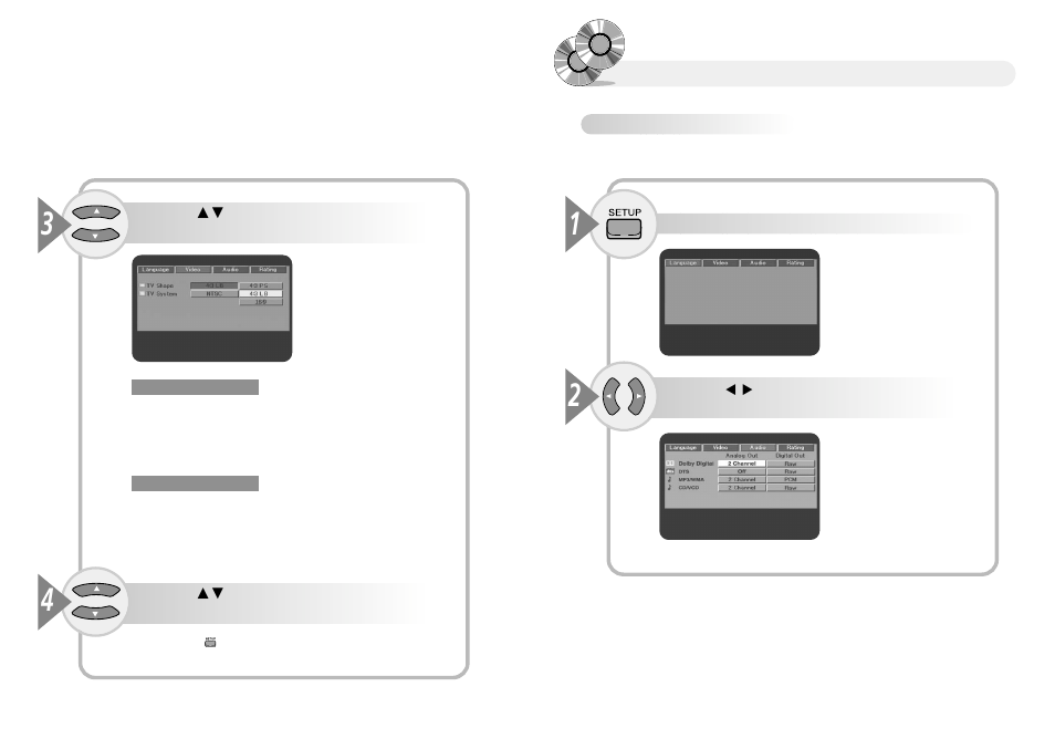 Setting dvd | Audiovox MMDVT User Manual | Page 15 / 27