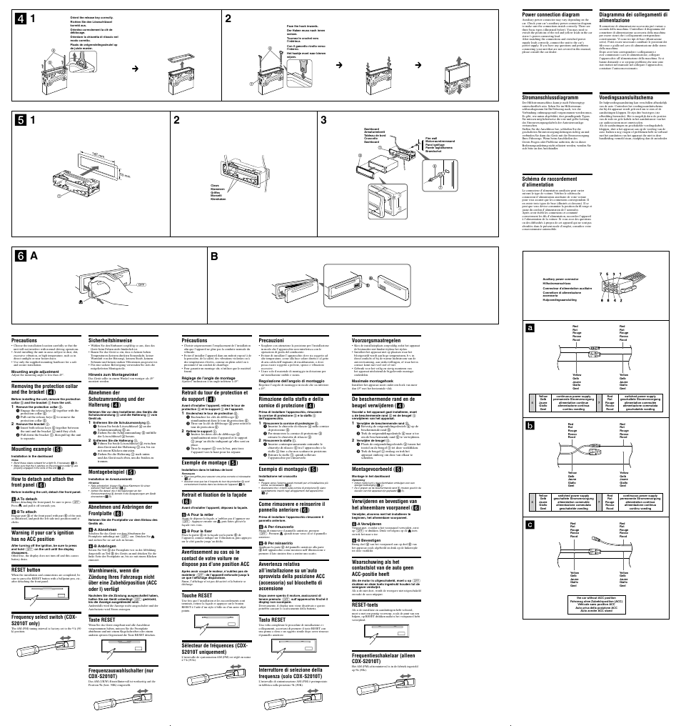 Sony CDX-S2250S User Manual | Page 2 / 2