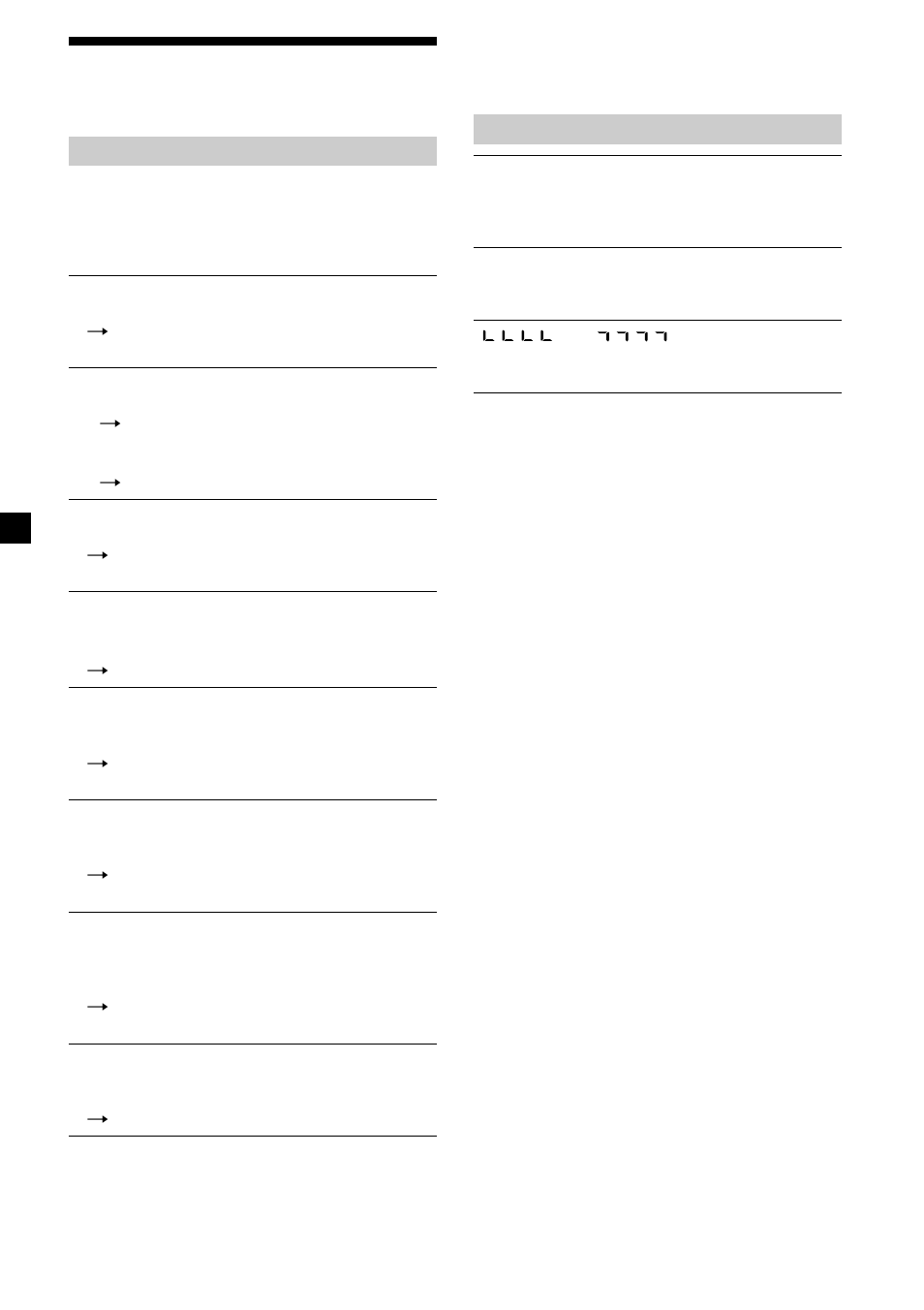 30 messaggi di errore/ messaggi | Sony CDX-MP30 User Manual | Page 120 / 152