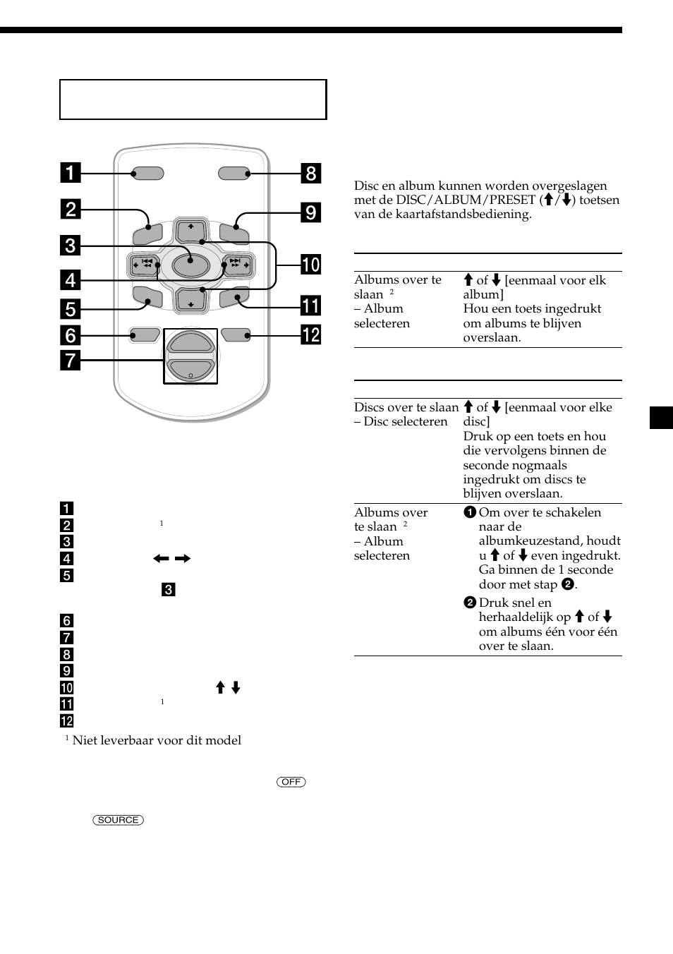 Kaartafstandsbediening rm-x114 (los verkrijgbaar) | Sony CDX-MP30 User Manual | Page 125 / 152