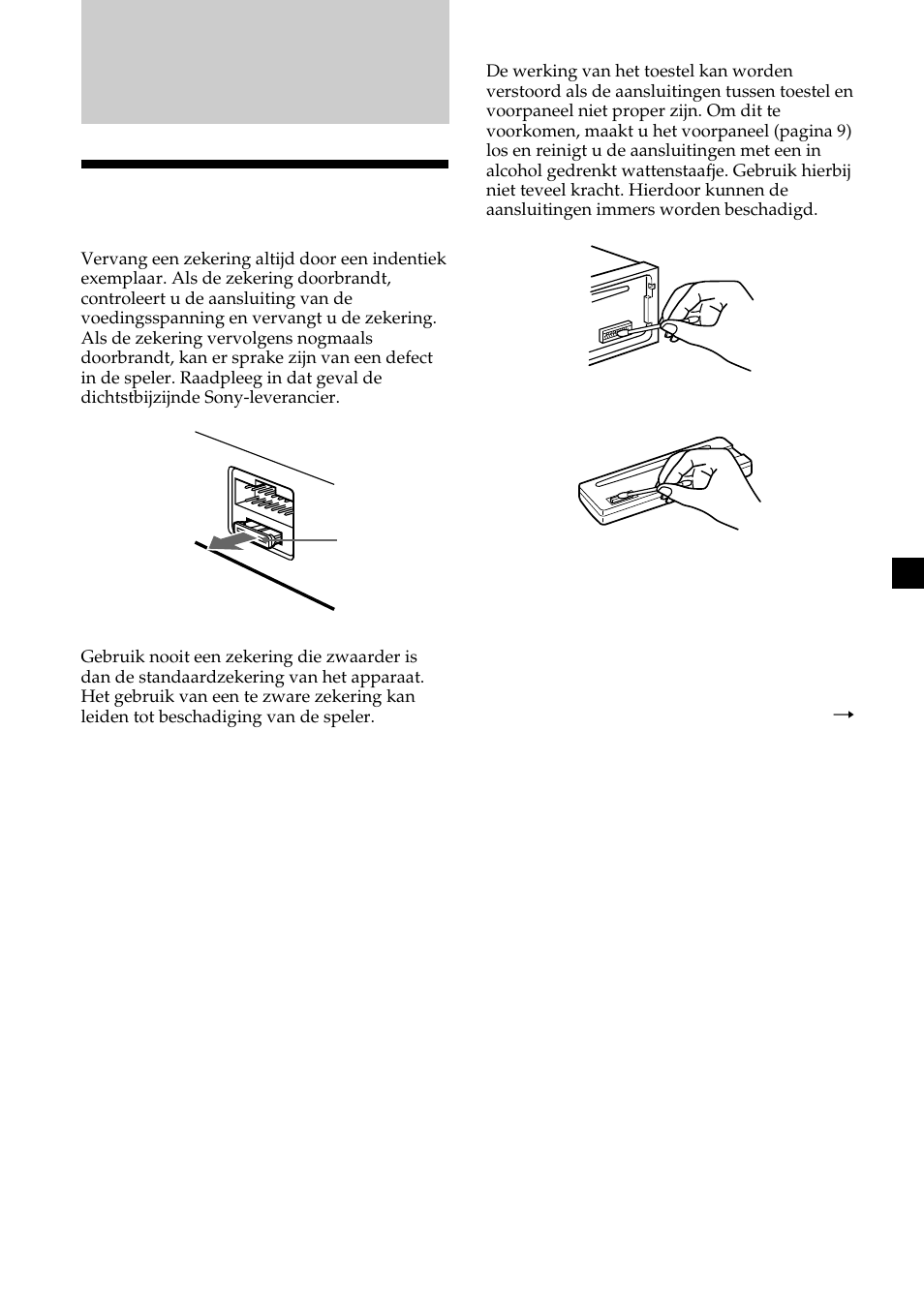 Overige informatie, Onderhoud | Sony CDX-MP30 User Manual | Page 145 / 152