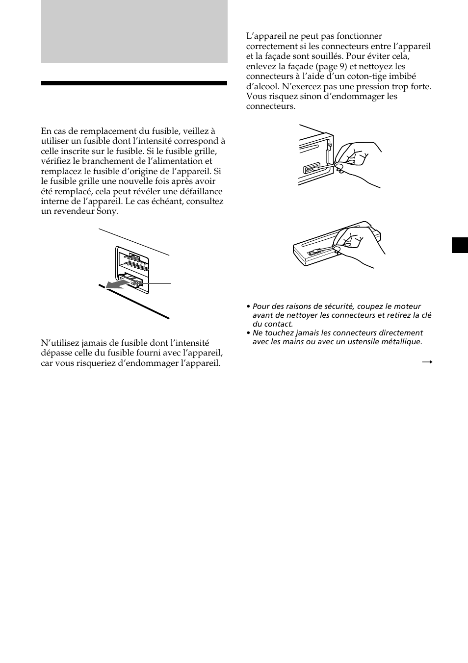 Informations complémentaires, Entretien | Sony CDX-MP30 User Manual | Page 85 / 152