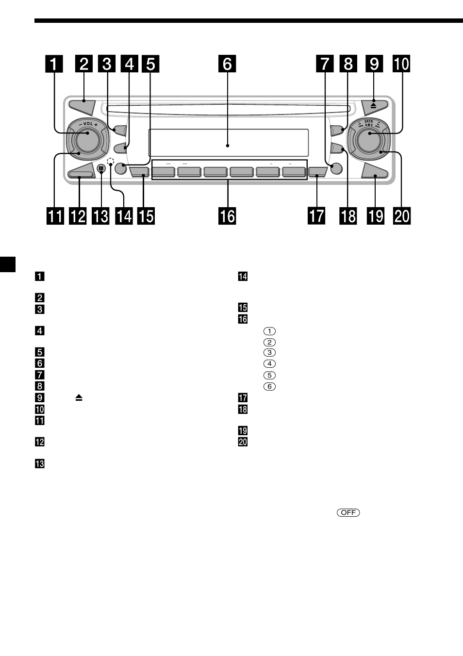 Posizione dei comandi | Sony CDX-MP30 User Manual | Page 94 / 152